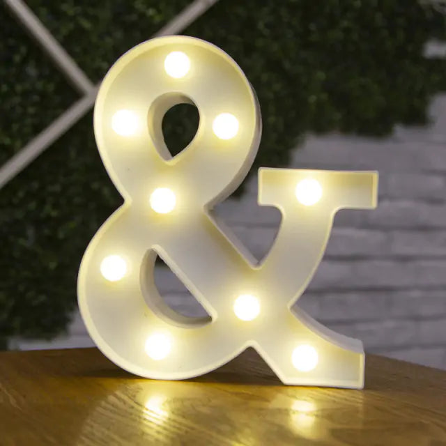 LED Alphabet Letter Lights