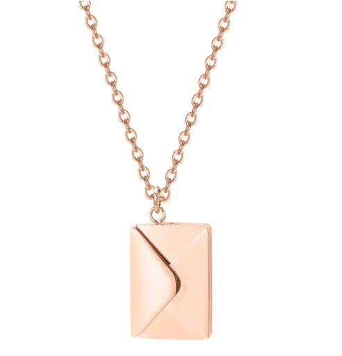 Necklace: Timeless Envelope Pendant