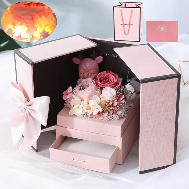 Gift Box - Rose Flower Eternal Love