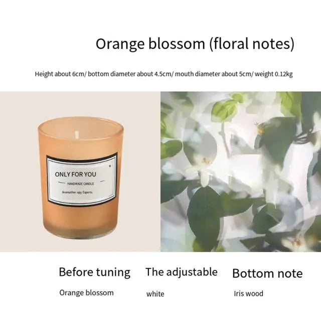 Scented Candle - Romantic Floral Aromatherapy