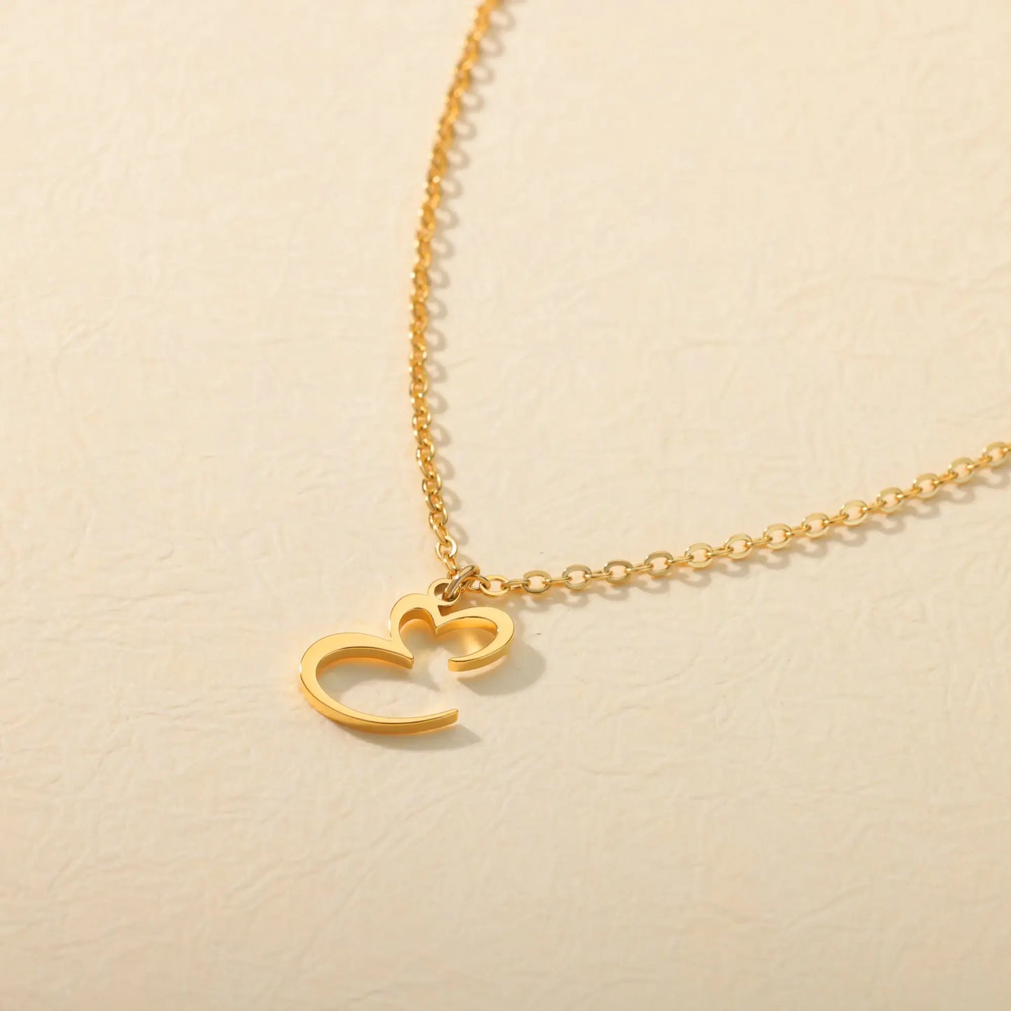 Necklace: Sweetheart Initial Charm