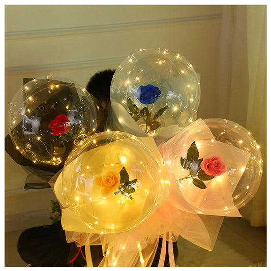 LED Rose Bouquet Balloon: Timeless Gift for All Occasions