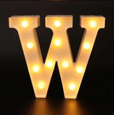 LED Stylish Alphabetic Lettering Lights