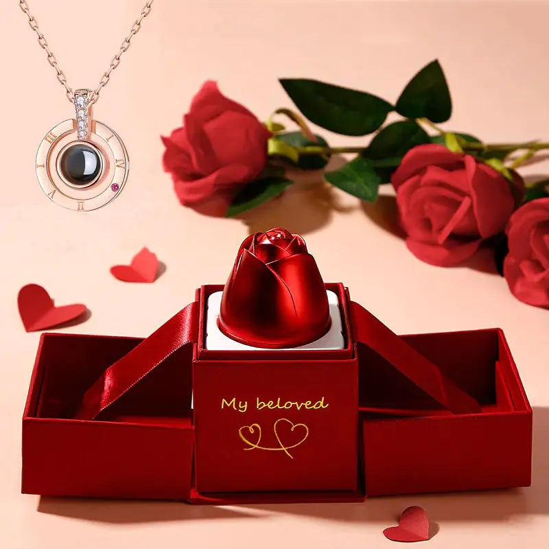 Cherish Necklace in Rose Gift Box