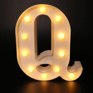 LED Stylish Alphabetic Lettering Lights