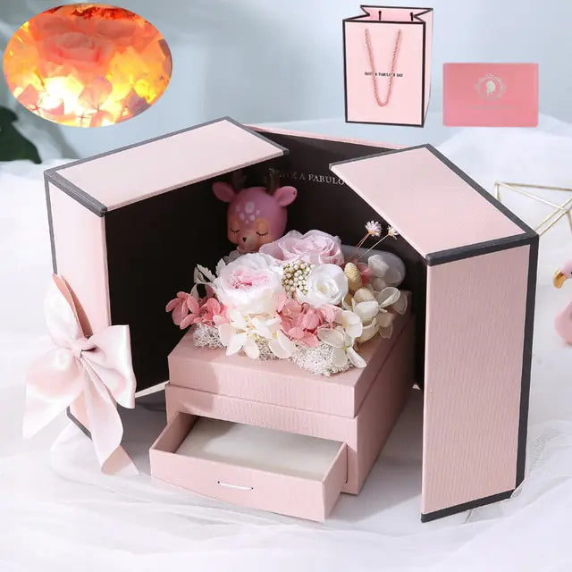 Gift Box - Rose Flower Eternal Love