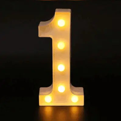 LED Stylish Alphabetic Lettering Lights