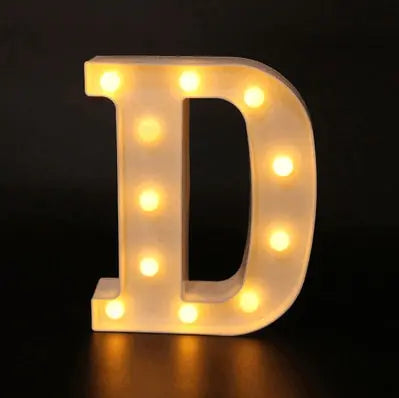 LED Stylish Alphabetic Lettering Lights