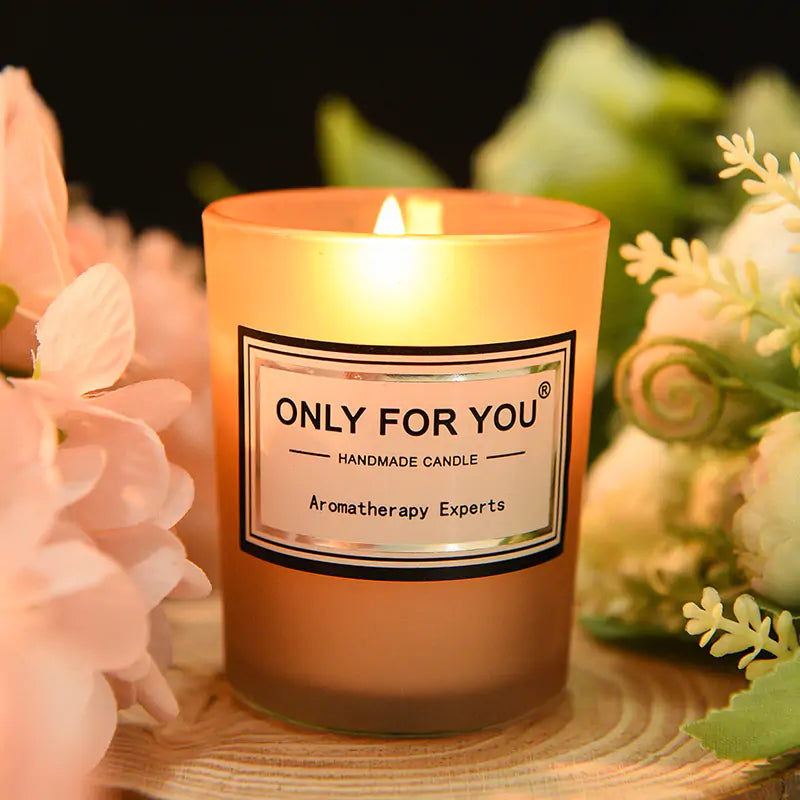 Scented Candle - Romantic Floral Aromatherapy