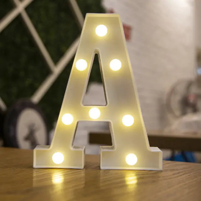 LED Alphabet Letter Lights