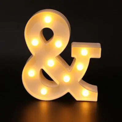 LED Stylish Alphabetic Lettering Lights