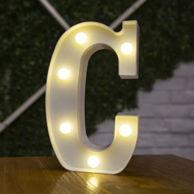 LED Alphabet Letter Lights