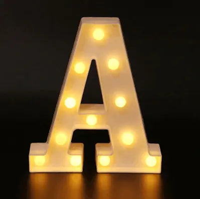 LED Stylish Alphabetic Lettering Lights