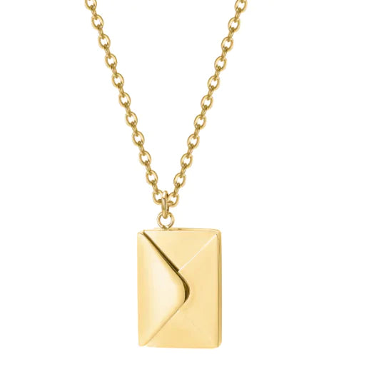 Necklace: Timeless Envelope Pendant