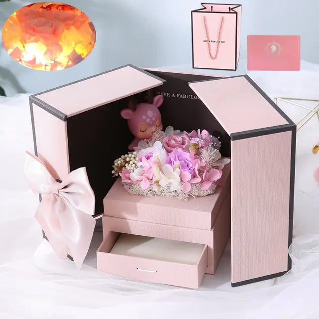 Gift Box - Rose Flower Eternal Love