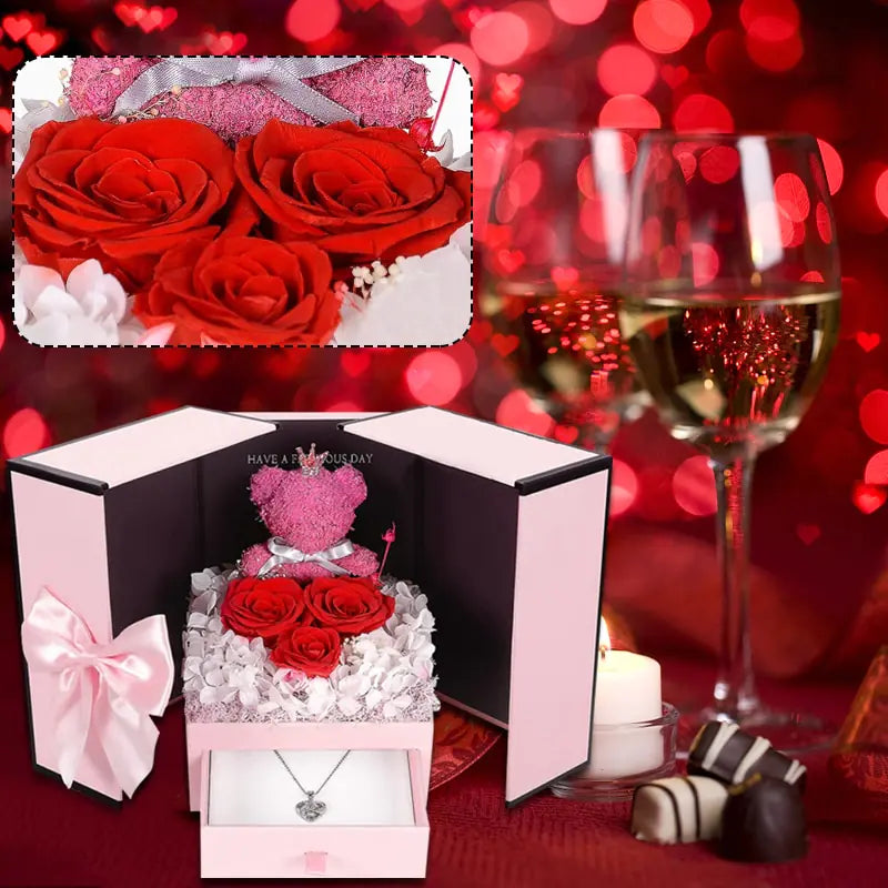 Gift Box - Rose Flower Eternal Love