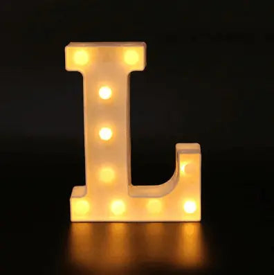 LED Stylish Alphabetic Lettering Lights