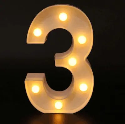 LED Stylish Alphabetic Lettering Lights