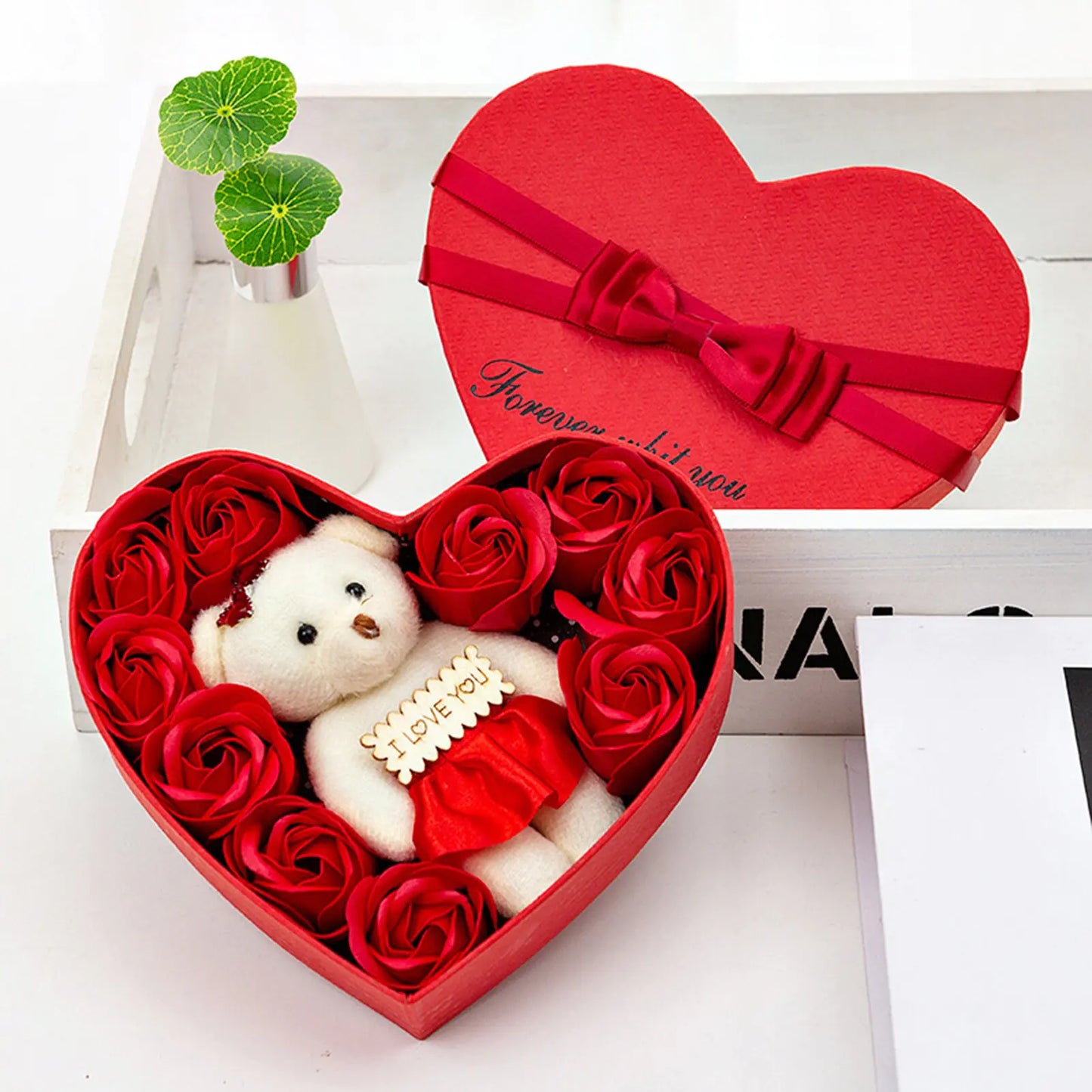 Gift Box - Rose Soap Flower 10 Pcs