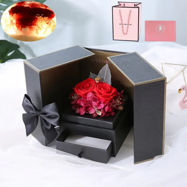 Gift Box - Rose Flower Eternal Love